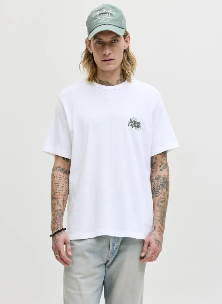 JACK & JONES Graphic Crew Neck T-Shirt
